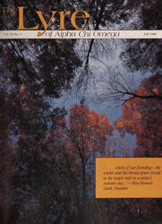 The Lyre of Alpha Chi Omega, Vol. 92, No. 1, Fall 1988